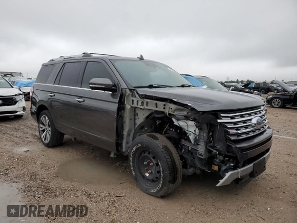 2020 Ford Expedition Limited with VIN 1FMJU1KT4LEA07929, listed as a Copart auction lot 56154595 with 51,472 mi miles and Salvage title. Bid and sale history available at DreamBid. Image 4.