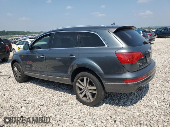 2012 Audi Q7 Premium Plus with VIN WA1LMAFEXCD007281, listed as a Copart auction lot 64608865 with 155,575 mi miles and Clean title. Bid and sale history available at DreamBid. Image 2.