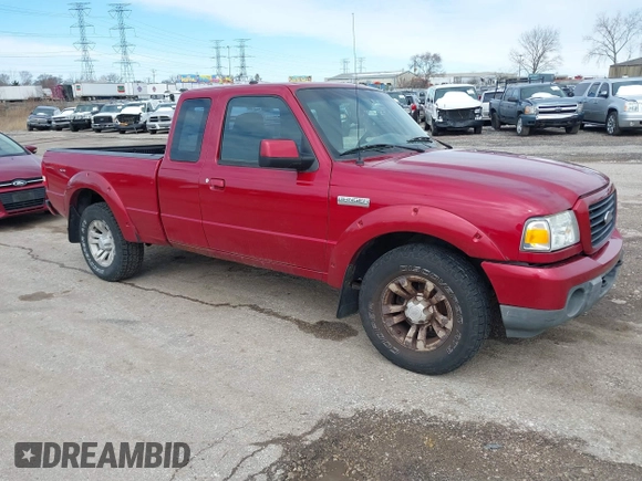 2009 Ford Ranger XLT with VIN 1FTZR45E69PA36126, listed as a IAAI auction lot 41822439 with 160,947 mi miles. Bid and sale history available at carsss.com. Image 1.