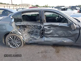 2018 Infiniti Q50 Luxe with VIN JN1EV7AP3JM358783, listed as a IAAI auction lot 42338894 with 100,895 mi miles and . Bid and sale history available at DreamBid. Image 13.