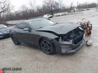 2020 Ford Mustang EcoBoost with VIN 1FA6P8TH4L5121181, listed as a IAAI auction lot 41099550 with NaN miles. Bid and sale history available at carsss.com. Image 1.
