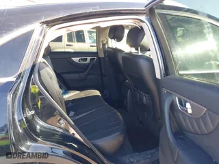 2017 Infiniti QX70 with VIN JN8CS1MW6HM410693, listed as a IAAI auction lot 41746466 with 1 mi miles. Bid and sale history available at carsss.com. Image 8.