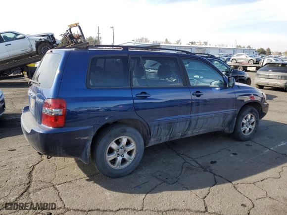 2006 Toyota Highlander with VIN JTEGP21A960120087, listed as a Copart auction lot 45334735 with 196,745 mi miles and Clean Title. Bid and sale history available at carsss.com. Image 3.