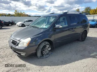 2014 Kia Sedona LX with VIN KNDMG4C77E6580218, listed as a Copart auction lot 74836914 with 159,039 mi miles and Salvage Title. Bid and sale history available at carsss.com. Image 1.