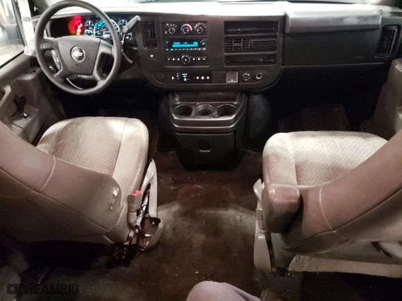 2017 Chevrolet Express Passenger LT with VIN 1GAZGPFF0H1150664, listed as a Copart auction lot 88108585 with 279,787 mi miles and Salvage Title. Bid and sale history available at carsss.com. Image 8.