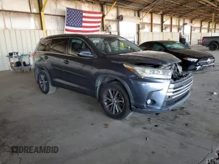 2017 Toyota Highlander XLE with VIN 5TDJZRFH5HS462350, listed as a Copart auction lot 63927495 with 143,051 mi miles and Salvage title. Bid and sale history available at DreamBid. Image 4.
