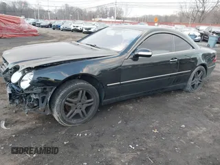 2005 Mercedes-Benz CL-Class 5.0L with VIN WDBPJ75J65A046793, listed as a IAAI auction lot 41187953 with 128,627 mi miles. Bid and sale history available at carsss.com. Image 2.