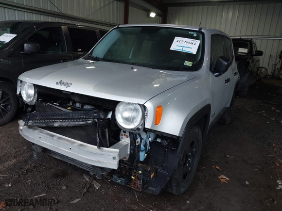 2016 Jeep Renegade Sport with VIN ZACCJAAW0GPC55223, listed as a IAAI auction lot 41729684 with 129,404 mi miles. Bid and sale history available at carsss.com. Image 17.