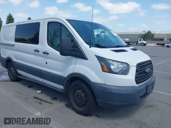 2016 Ford Transit Cargo with VIN 1FTYE1YM6GKB51876, listed as a IAAI auction lot 42009817 with 139,446 mi miles. Bid and sale history available at carsss.com. Image 1.
