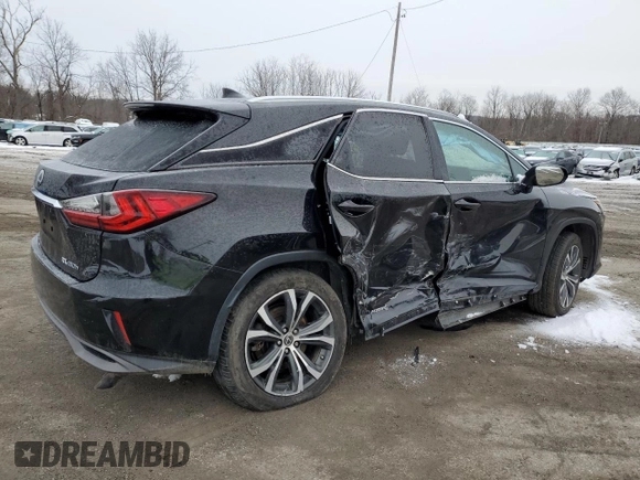 2018 Lexus RX with VIN 2T2BGMCA7JC023598, listed as a Copart auction lot 44582245 with 61,608 mi miles and Salvage Title. Bid and sale history available at carsss.com. Image 3.