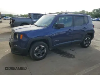 2017 Jeep Renegade Sport с VIN ZACCJBAB4HPF90750, выставлен на аукционе Copart как лот 56484125 с пробегом 141 467 миль миль и Списание • Salvage title. История ставок и продаж доступна на DreamBid. Изображение 1.