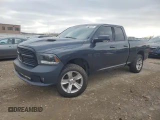 2015 Ram 1500 Sport z VIN 1C6RR7HT3FS584242, wystawiony jako Copart lot #82418584 z przebiegiem Nie podano mil oraz Szkoda całkowita • Salvage title. Historia ofert i sprzedaży dostępna na DreamBid. Obrazek 1.