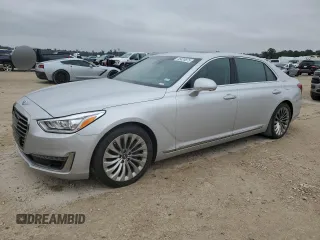 2018 Genesis G90 5.0L Ultimate with VIN KMHG54JH8JU037377, listed as a Copart auction lot 45420875 with 39,548 mi miles and Clean Title. Bid and sale history available at carsss.com. Image 1.
