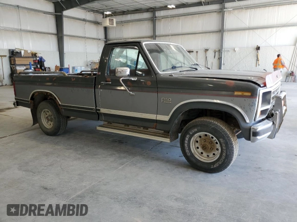 1986 Ford F-150 with VIN 1FTEF14NXGPB18719, listed as a Copart auction lot 56383625 with 16,249 mi miles and Salvage title. Bid and sale history available at DreamBid. Image 4.