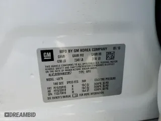 2017 Buick Encore Premium with VIN KL4CJDSB1HB022857, listed as a Copart auction lot 76746504 with 34,180 mi miles and Salvage Title. Bid and sale history available at carsss.com. Image 13.