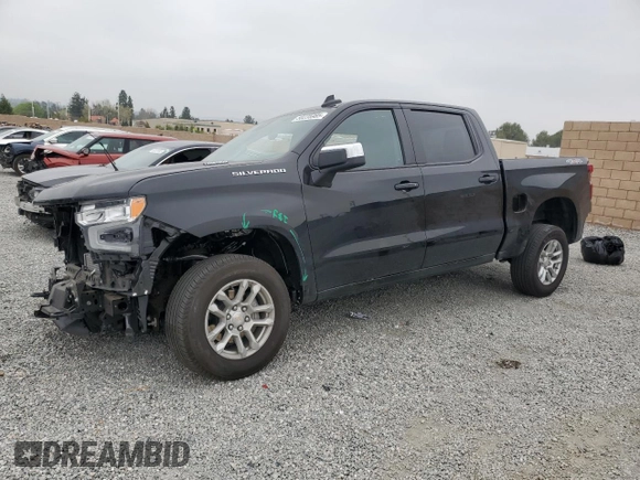 2024 Chevrolet Silverado 1500 LT with VIN 3GCPDKEK2RG420277, listed as a Copart auction lot 50235965 with 9,639 mi miles and Salvage Title. Bid and sale history available at carsss.com. Image 1.