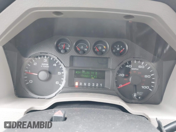 2010 Ford F-250 XL with VIN 1FTSX2B52AEB42475, listed as a IAAI auction lot 41363773 with 170,823 mi miles and . Bid and sale history available at DreamBid. Image 7.