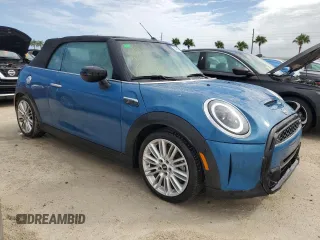 2022 MINI Convertible Cooper S z VIN WMW43DL03N3N64966, wystawiony jako Copart lot #74749364 z przebiegiem Nie podano mil oraz Nie do naprawy • Non repairable. Historia ofert i sprzedaży dostępna na DreamBid. Obrazek 4.