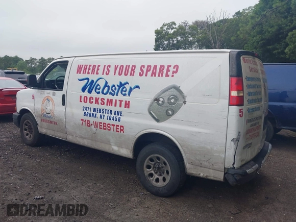2013 Chevrolet Express Cargo with VIN 1GCSGAFX2D1102477, listed as a IAAI auction lot 42650482 with 77,551 mi miles and . Bid and sale history available at DreamBid. Image 14.