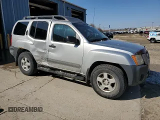 2005 Nissan Xterra S with VIN 5N1AN08W35C606554, listed as a Copart auction lot 47247745 with 181,480 mi miles and Salvage Title. Bid and sale history available at DreamBid. Image 4.