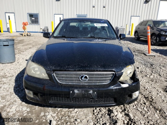2001 Lexus IS 300 with VIN JTHBD182510012489, listed as a Copart auction lot 49319675 with NaN miles and Non Repairable. Bid and sale history available at carsss.com. Image 5.