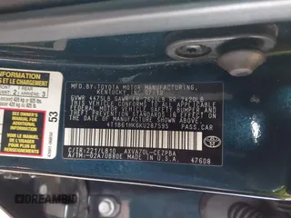 2019 Toyota Camry XSE with VIN 4T1B61HK6KU287595, listed as a IAAI auction lot 41691931 with 86,603 mi miles. Bid and sale history available at carsss.com. Image 9.