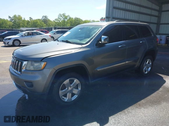 2012 Jeep Grand Cherokee Limited with VIN 1C4RJEBG1CC258123, listed as a IAAI auction lot 42065345 with 168,852 mi miles. Bid and sale history available at carsss.com. Image 17.