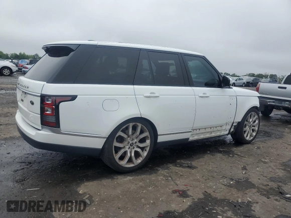 2014 Land Rover Range Rover Supercharged with VIN SALGS2EFXEA152556, listed as a Copart auction lot 61001895 with 133,799 mi miles and Salvage title. Bid and sale history available at DreamBid. Image 3.
