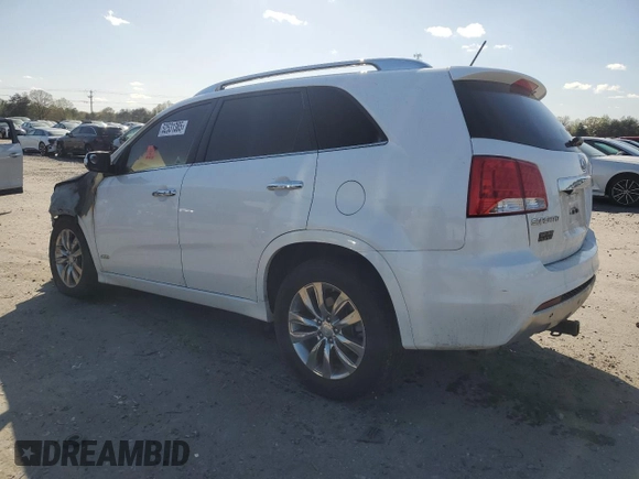 2011 Kia Sorento SX with VIN 5XYKWDA25BG095277, listed as a Copart auction lot 52531385 with Not Provided miles and Salvage Title. Bid and sale history available at carsss.com. Image 2.