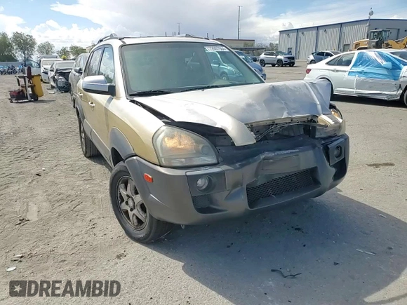 2005 Hyundai Tucson GLS with VIN KM8JN12DX5U066451, listed as a Copart auction lot 72607604 with 194,965 mi miles and Salvage Title. Bid and sale history available at carsss.com. Image 10.