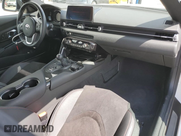 2024 Toyota Supra 3.0 with VIN WZ1DB0G04RW062871, listed as a Copart auction lot 71675774 with 6,941 mi miles and Salvage title. Bid and sale history available at DreamBid. Image 8.