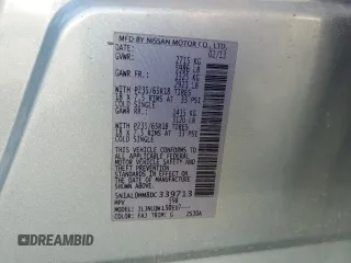 2013 Infiniti JX35 with VIN 5N1AL0MM8DC339713, listed as a Copart auction lot 50605525 with 106,036 mi miles and Salvage Title. Bid and sale history available at carsss.com. Image 14.