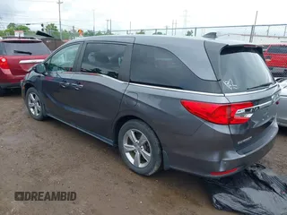 2018 Honda Odyssey EX-L z VIN 5FNRL6H74JB043276, wystawiony jako IAAI lot #42326742 z przebiegiem 126 025 mil mil oraz . Historia ofert i sprzedaży dostępna na DreamBid. Obrazek 3.