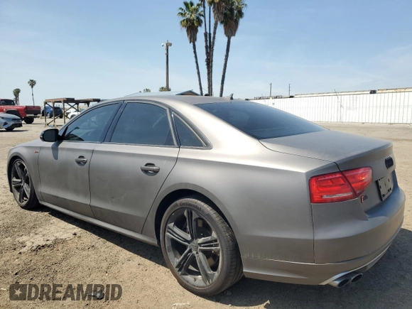 2013 Audi S8 with VIN WAUD2AFD4DN007731, listed as a Copart auction lot 52052315 with 118,582 mi miles and Clean Title. Bid and sale history available at carsss.com. Image 2.