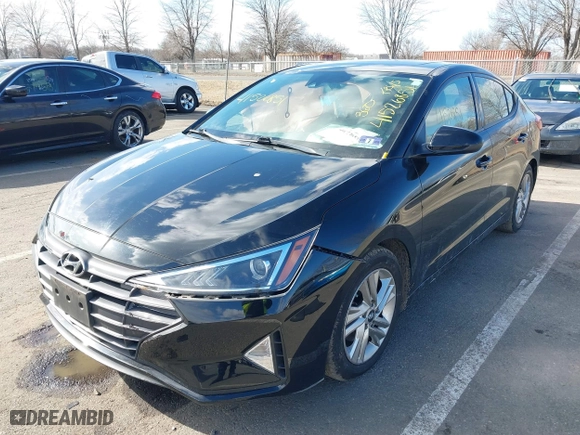 2019 Hyundai Elantra SEL with VIN 5NPD84LF7KH494588, listed as a IAAI auction lot 41526851 with 62,069 mi miles. Bid and sale history available at carsss.com. Image 6.