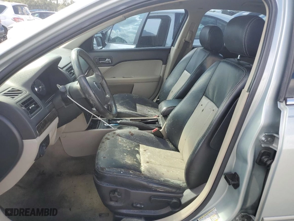 2007 Mercury Milan Premier with VIN 3MEHM021X7R657751, listed as a Copart auction lot 74731924 with 0 mi miles and Salvage Title. Bid and sale history available at carsss.com. Image 7.