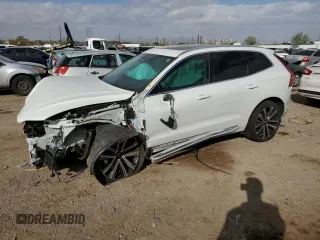 2023 Volvo XC60 Recharge Plug-In Hybrid Ultimate Bright Theme with VIN YV4H60DA0P1219644, listed as a Copart auction lot 77397294 with 0 mi miles and Salvage Title. Bid and sale history available at carsss.com. Image 1.