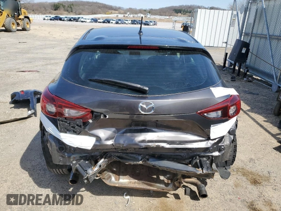 2017 Mazda 3 Sport with VIN 3MZBN1K76HM139999, listed as a Copart auction lot 53431585 with 96,083 mi miles and Non Repairable. Bid and sale history available at carsss.com. Image 6.