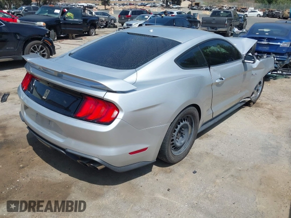 2018 Ford Mustang GT with VIN 1FA6P8CF7J5146796, listed as a IAAI auction lot 42111287 with Not Provided miles. Bid and sale history available at carsss.com. Image 4.