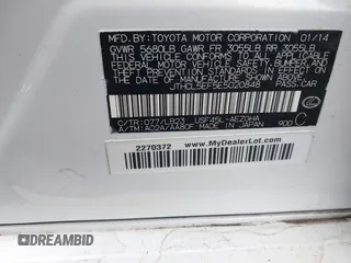 2014 Lexus LS 460 с VIN JTHCL5EF5E5020848, выставлен на аукционе IAAI как лот 42192746 с пробегом 115 766 миль миль и . История ставок и продаж доступна на DreamBid. Изображение 9.
