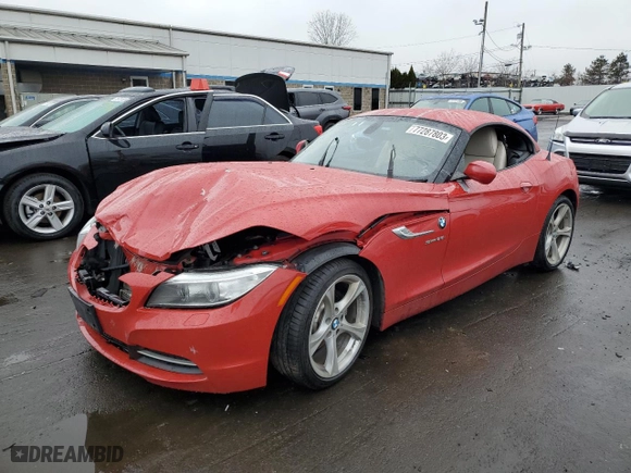 2016 BMW Z4 sDrive28i with VIN WBALL5C50G5A20268, listed as a Copart auction lot 77287803 with 0 mi miles. Bid and sale history available at carsss.com. Image 1.