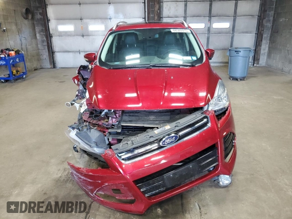 2016 Ford Escape Titanium with VIN 1FMCU9JX4GUB05060, listed as a Copart auction lot 48580915 with 76,800 mi miles and Salvage Title. Bid and sale history available at carsss.com. Image 5.