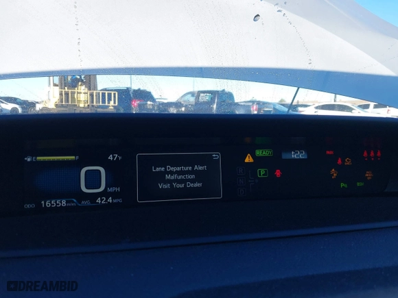 2019 Toyota Prius L Eco with VIN JTDKARFU0K3097075, listed as a IAAI auction lot 41751482 with 16,558 mi miles. Bid and sale history available at carsss.com. Image 7.