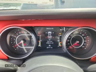 2018 Jeep Wrangler Unlimited Rubicon z VIN 1C4HJXFG8JW232955, wystawiony jako Copart lot #66491345 z przebiegiem 22 717 mil mil oraz Szkoda całkowita • Salvage title. Historia ofert i sprzedaży dostępna na DreamBid. Obrazek 9.