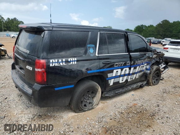 2020 Chevrolet Tahoe Commercial with VIN 1GNLCDEC6LR234133, listed as a Copart auction lot 54155715 with Not provided miles and Salvage title. Bid and sale history available at DreamBid. Image 3.