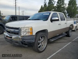2007 Chevrolet Silverado 1500 LS with VIN 2GCEC13C771730673, listed as a Copart auction lot 86037784 with 166,619 mi miles and Salvage Title. Bid and sale history available at carsss.com. Image 1.
