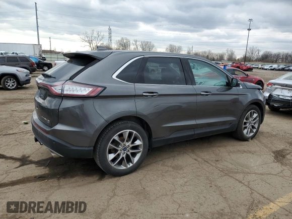 2015 Ford Edge Titanium with VIN 2FMTK4K80FBB05917, listed as a Copart auction lot 51892505 with 122,134 mi miles and Clean Title. Bid and sale history available at carsss.com. Image 3.