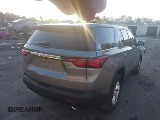 2023 Chevrolet Traverse LS with VIN 1GNEVFKW9PJ121827, listed as a IAAI auction lot 41117831 with 20,944 mi miles. Bid and sale history available at carsss.com. Image 4.