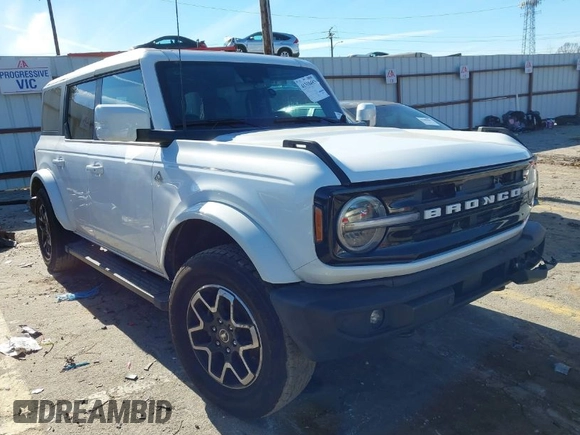 2023 Ford Bronco z VIN 1FMEE5DP0PLC16138, wystawiony jako IAAI lot #41310455 z przebiegiem 25 963 mil mil oraz . Historia ofert i sprzedaży dostępna na DreamBid. Obrazek 1.