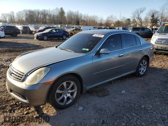 2006 Infiniti G35 z VIN JNKCV51F86M603745, wystawiony jako Copart lot #48288645 z przebiegiem 156 040 mil mil oraz Szkoda całkowita • Salvage title. Historia ofert i sprzedaży dostępna na DreamBid. Obrazek 1.